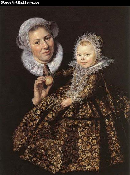 Frans Hals Catharina Hooft with her Nurse